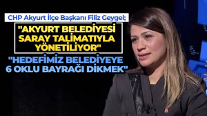 Filiz Geygel: Akyurt Belediyesi Saraydan Yönetiliyor