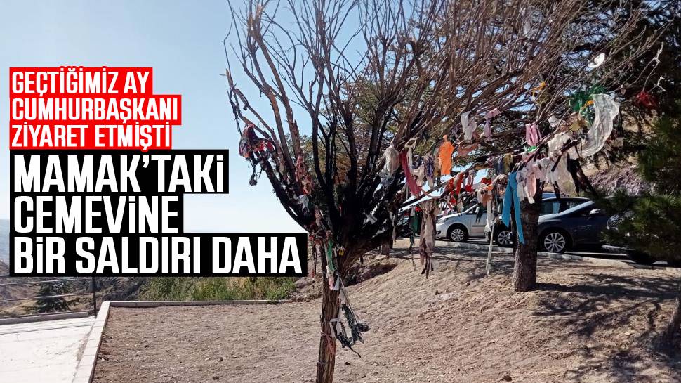 Hüseyin Gazi Cemevi Ve Türbesinin Sembolik Dilek Ağacı Yakıldı