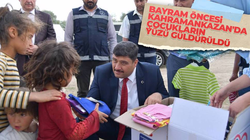 Kahramankazan’da Çocuklara Bayram Hediyesi