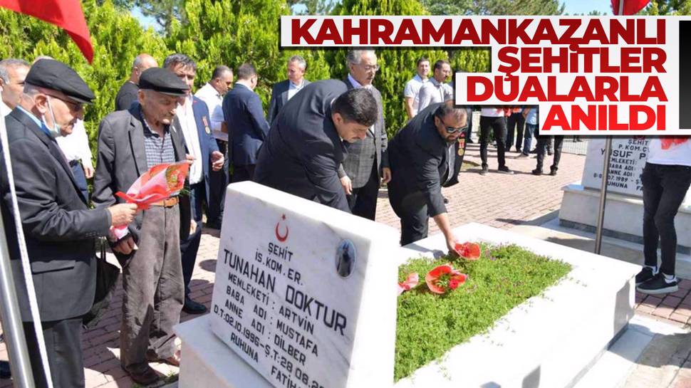 Kahramankazan’da Şehitler Mezarları Başında Anıldı