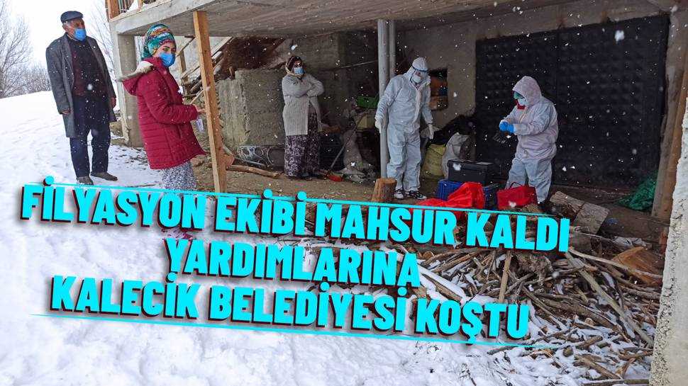 Kalecik Belediyesi Filyasyon Ekibi Için Yolları Açtı