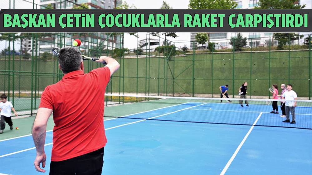 Minik Rakipler Başkan Ertuğrul Çetin’i Terletti