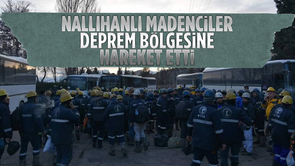 Nallıhan’da Madencilerden Deprem Bölgesine Yardım Eli