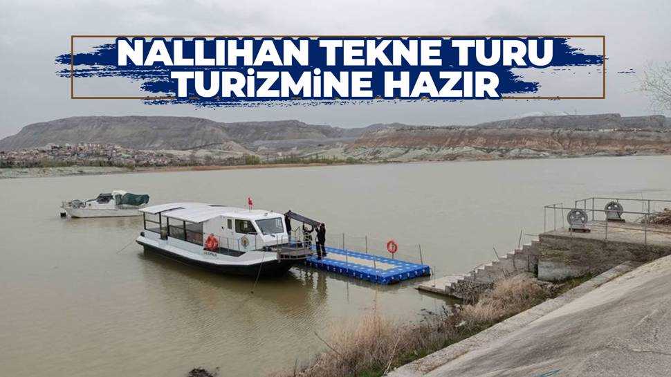 Nallıhan’da Yenilenen Tekneler Misafirlerini Bekliyor