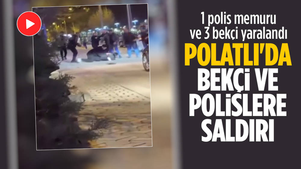 Polatlı’da Bir Grup, Bekçilere Saldırı