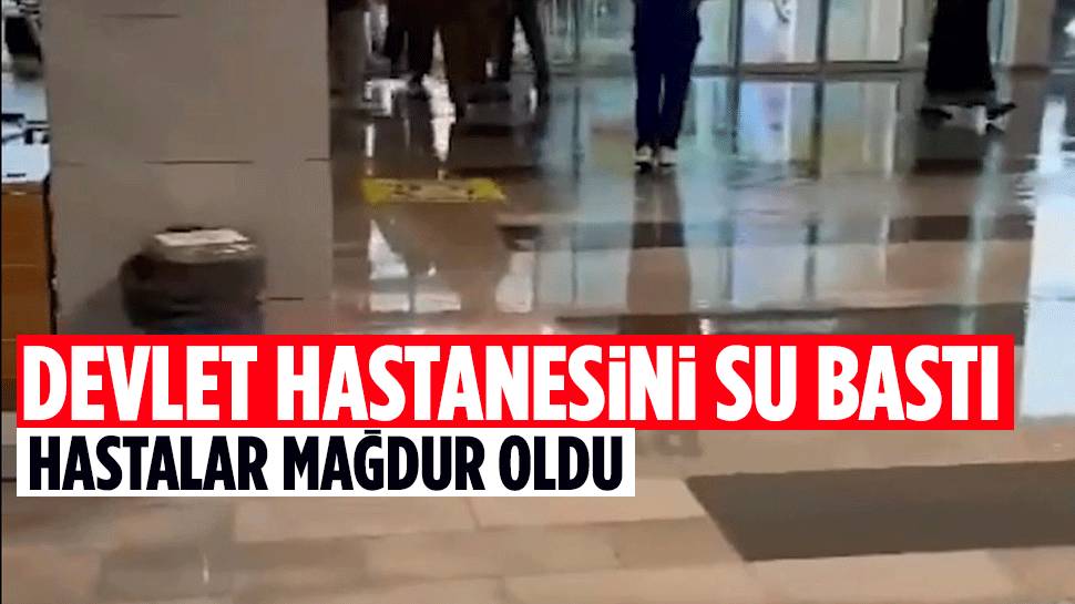 Pursaklar Devlet Hastanesi’ni Su Bastı