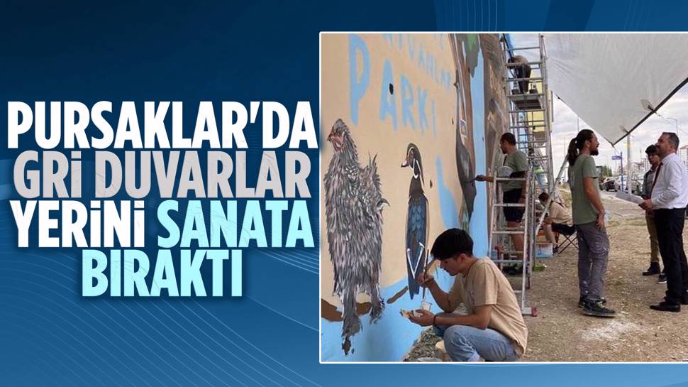 Pursaklar’da Duvarlar Sanat Ile Buluşuyor