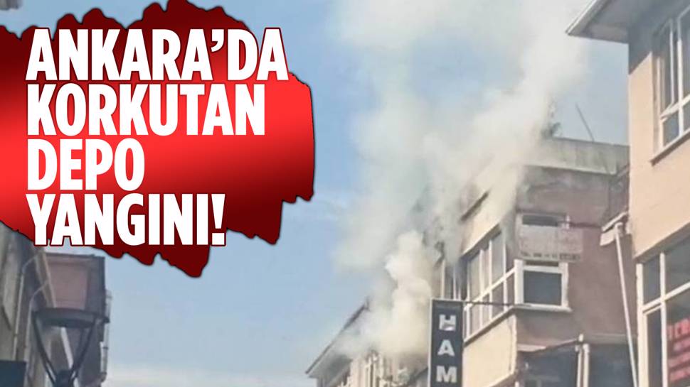 Sincan’da Bir Apartmanın En Üst Katında Çıkan Yangın Korkuttu