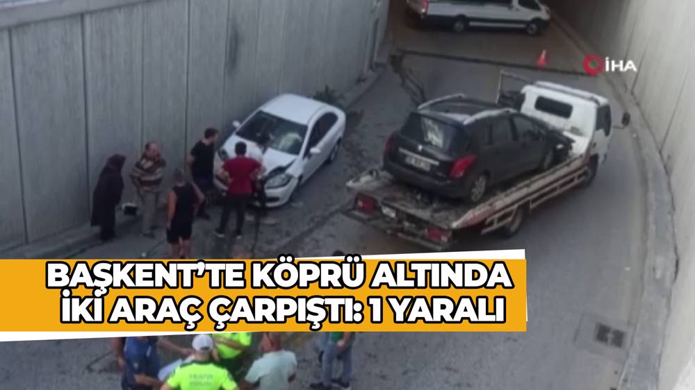 Sincan’da Köprü Altında Feci Kaza!