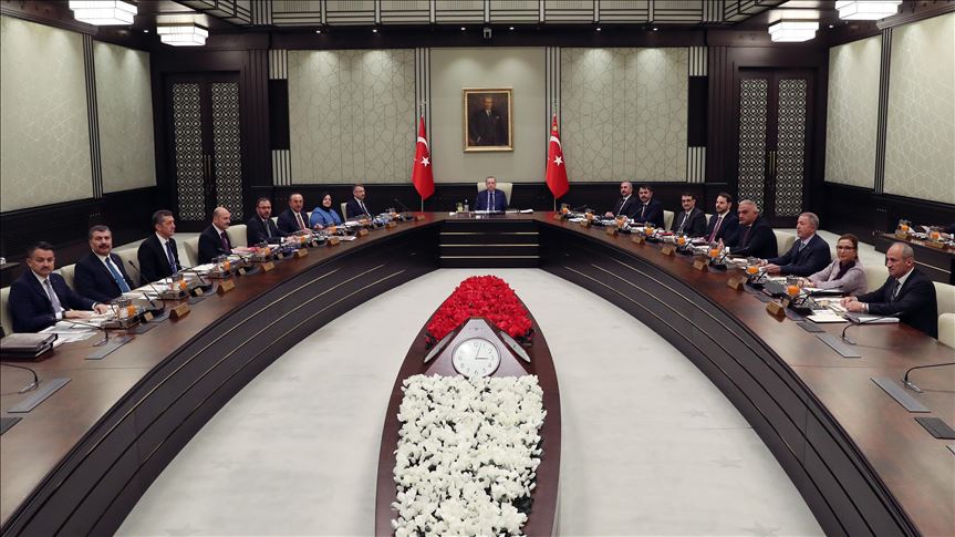 Cumhurbaşkanlığı Kabinesi, Erdoğan’ın başkanlığında toplandı!