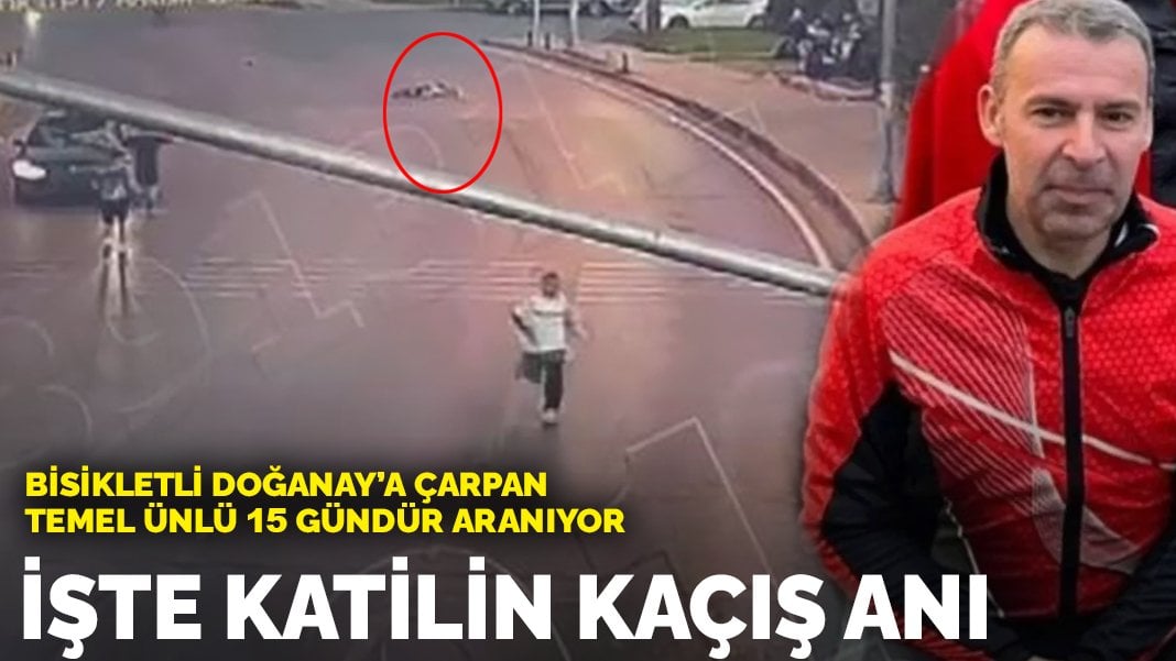 Bisitletli Doğanay Güzelgün’e çarpan katilin kaçış anı kamerada