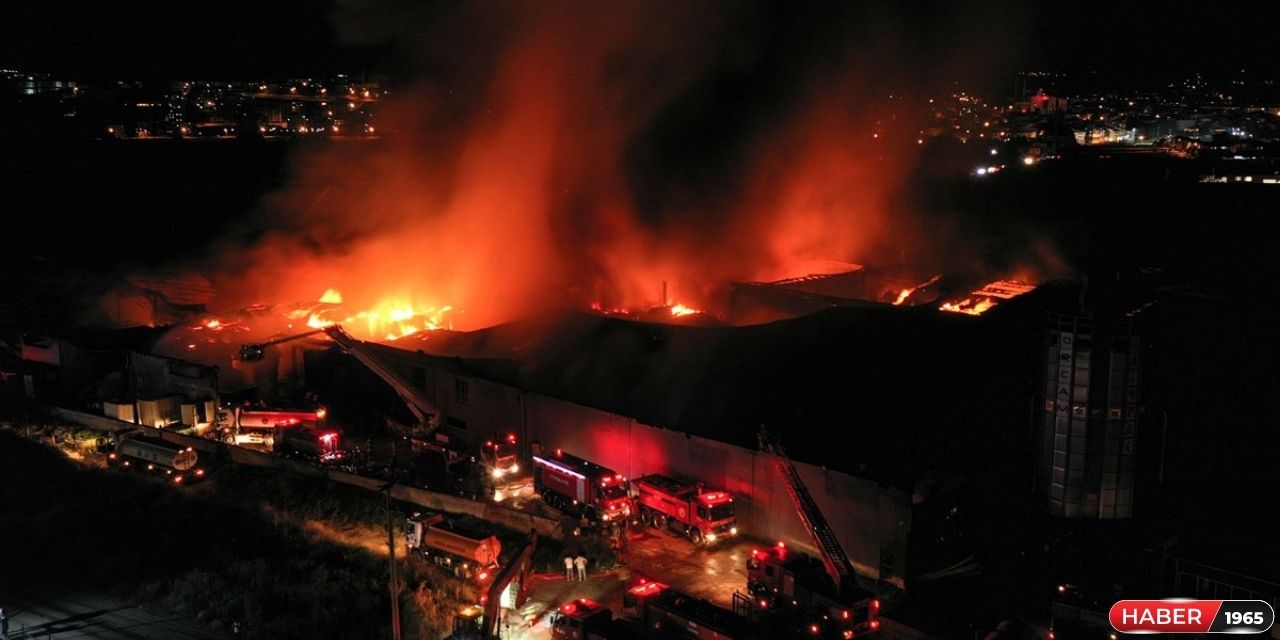 Bursa’da 10 fabrika yandı! Patlamalar gerçekleşti