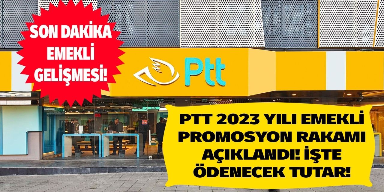 PTT’ye başvuran emekliye 3.600 TL ödeme yapılacak