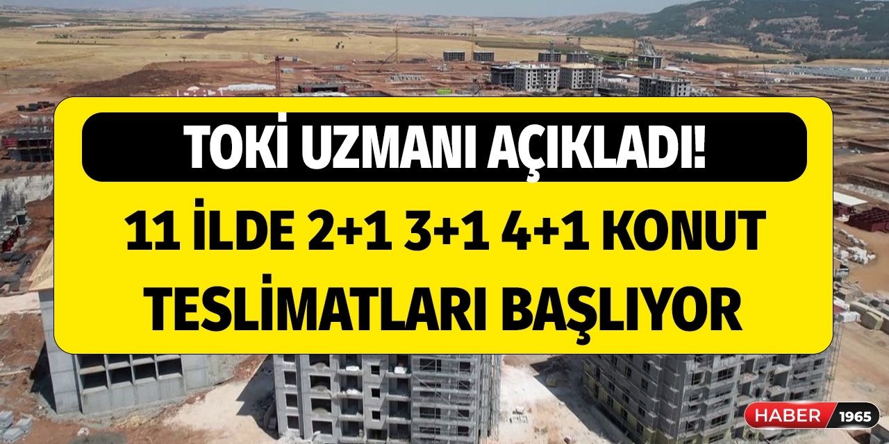 TOKİ uzmanı açıkladı! Diyarbakır, Gaziantep, Maraş, Urfa, Adana ve Hatay’da 3+1 4+1 konutlar bitiyor