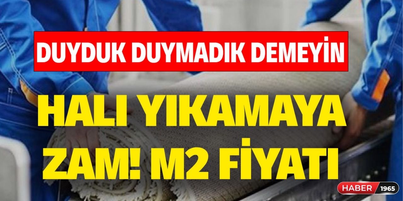 Duyduk duymadık demeyin! Milyonlar artık balkonda dışarda yıkayacak: halı yıkamaya zam işte m2 fiyatı