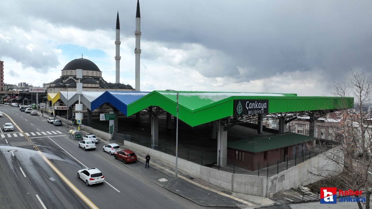 Ankara’nın Çankaya Belediyesi’nden pazar yerlerine yeni yatırım! Yeni pazar yerleri ve çatı kapaması yapılıyor