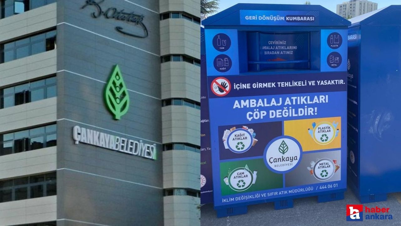 Çankaya Belediyesi, geri dönüşüm kumbaraları ile çevre dostu adımlarını güçlendiriyor!