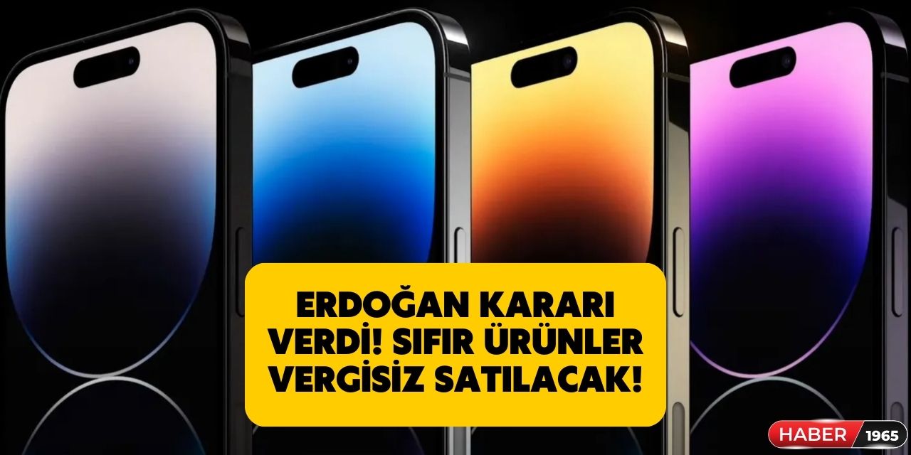 iPhone, Samsung, Macbook, Asus, HP, Casper için ÖTV sıfırlandı! Kararı Erdoğan onayladı işte vergisiz fiyat listesi