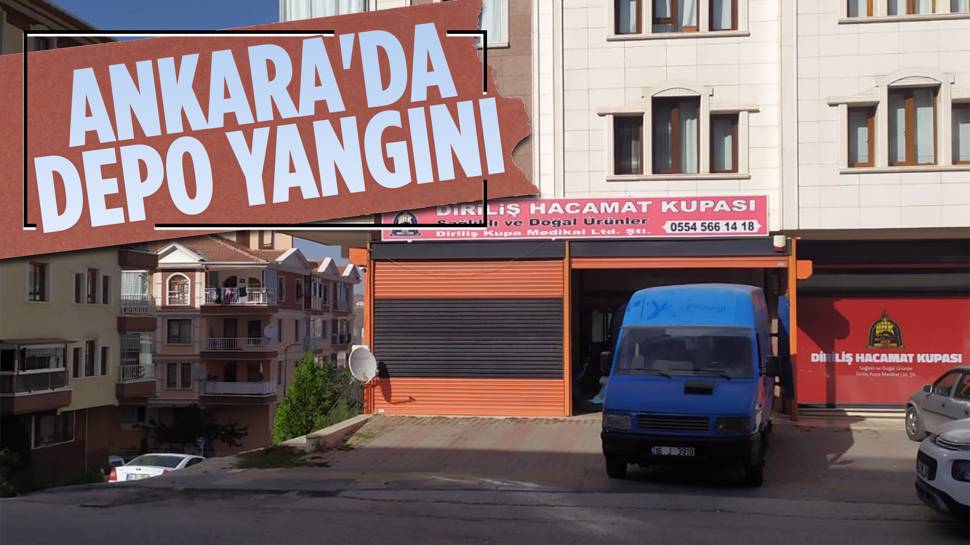 Ankara’da Yangın