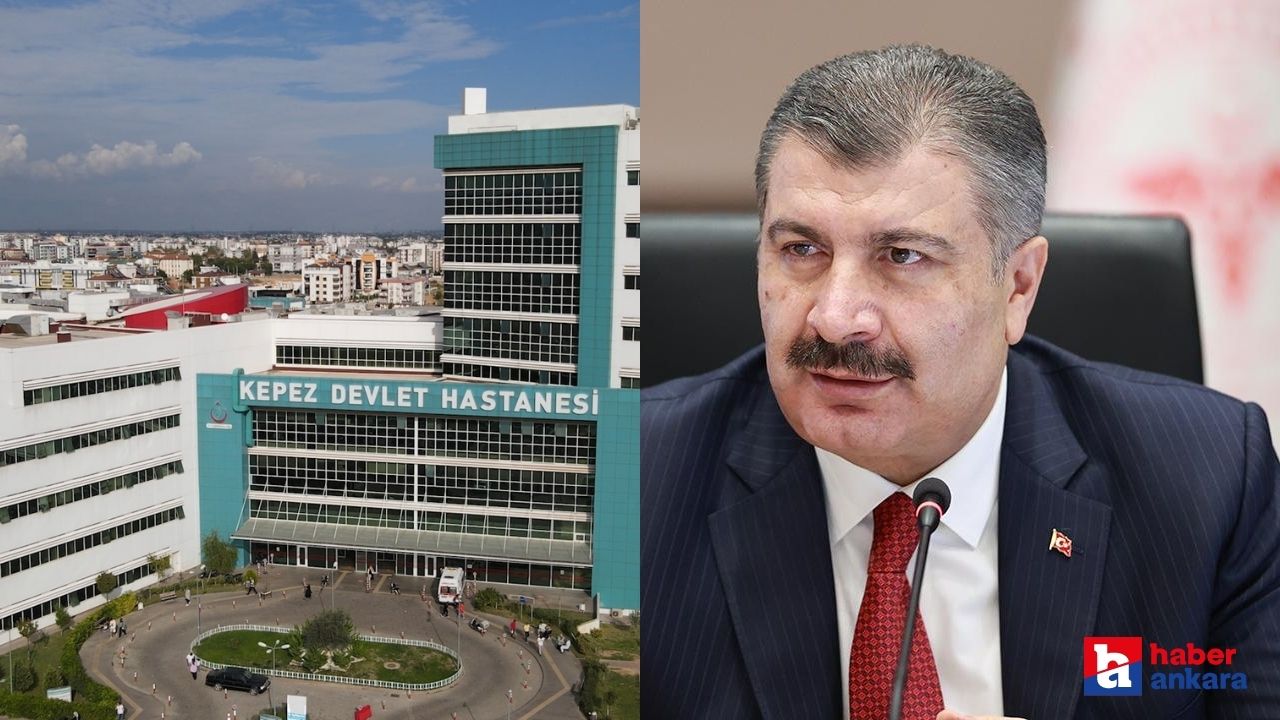 Bakan Koca’dan Kepez Devlet Hastanesi’nde hizmet veren diyaliz ünitesine ilişkin paylaşım!