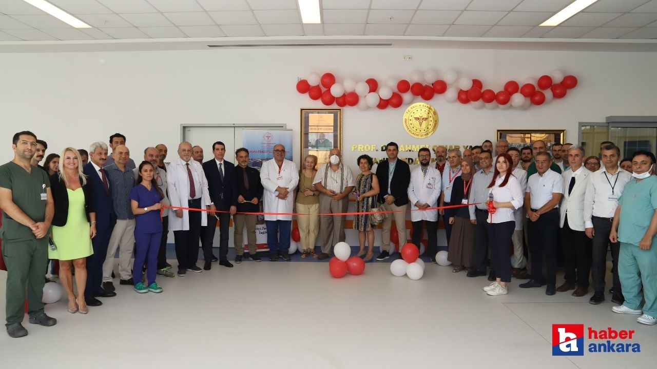 Prof. Dr. Ahmet Çınar Yastı’nın adı Yanık Tedavi Merkezine verildi!