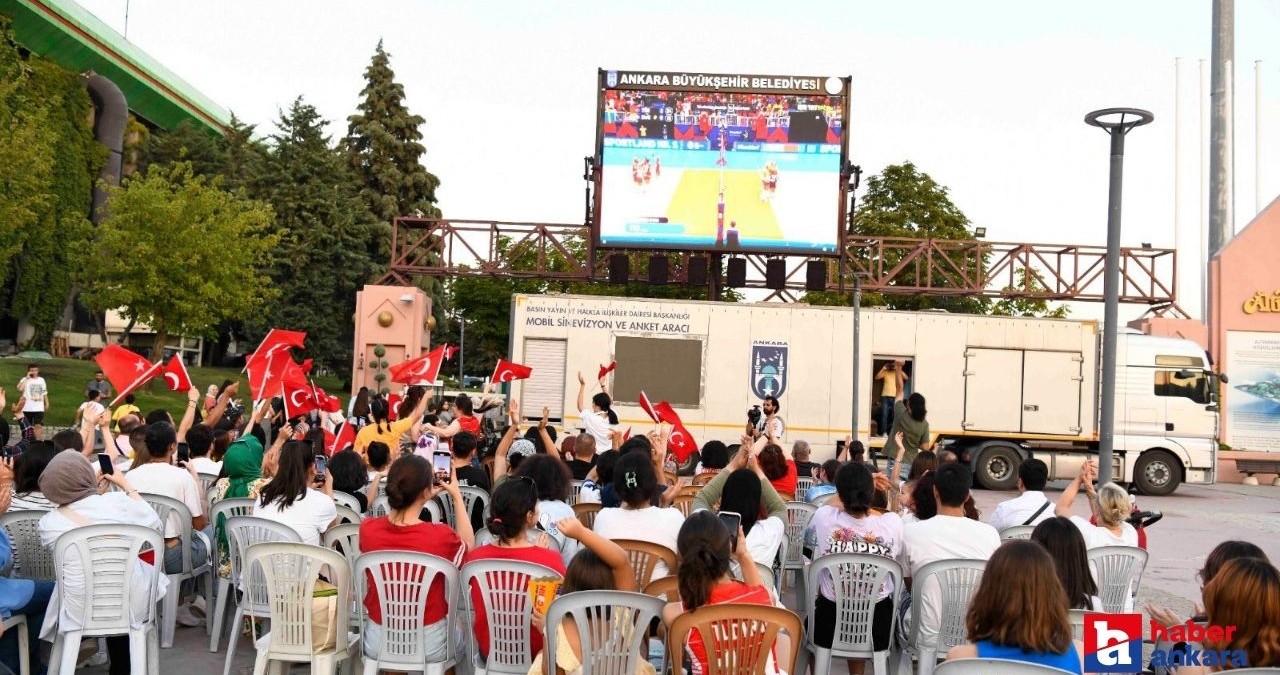 Ankara Büyükşehir Belediyesi, Filenin Sultanları ile dev ekranda buluşuyor!