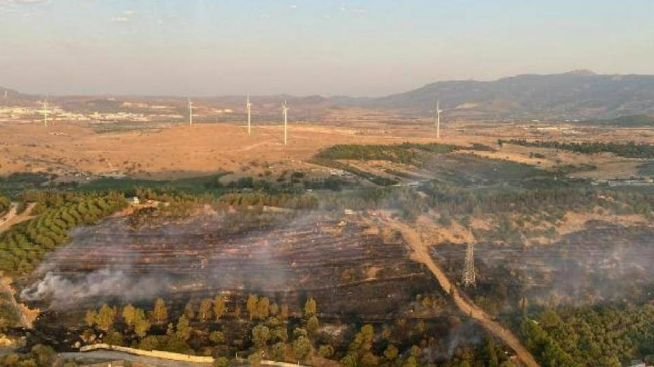 İzmir’de orman yangını