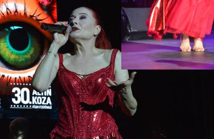 Candan Erçetin çıplak ayakla konser verdi – Ankaragündem