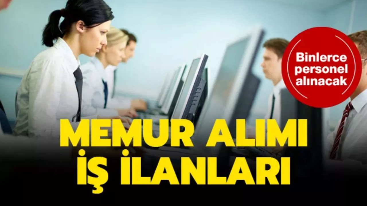 3 kamu kurumuna personel alımı yapılacak! Toplam 1.360 memur alımı yapılacak: İşte başvuru tarihleri