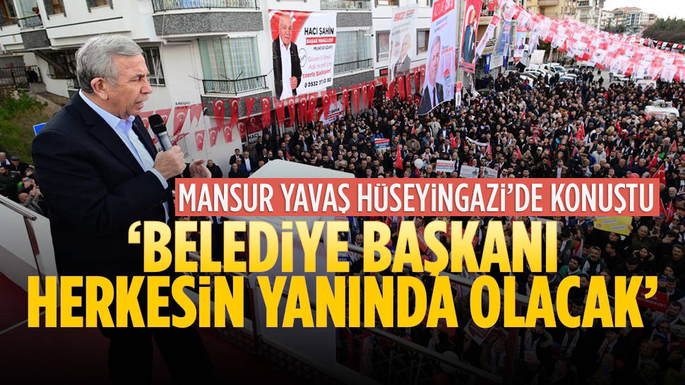 Mansur Yavaş Hüseyingazi’de Konuştu…