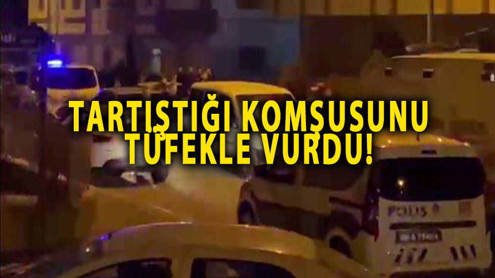 Tartıştığı Komşusunu Tüfekle Yaraladı