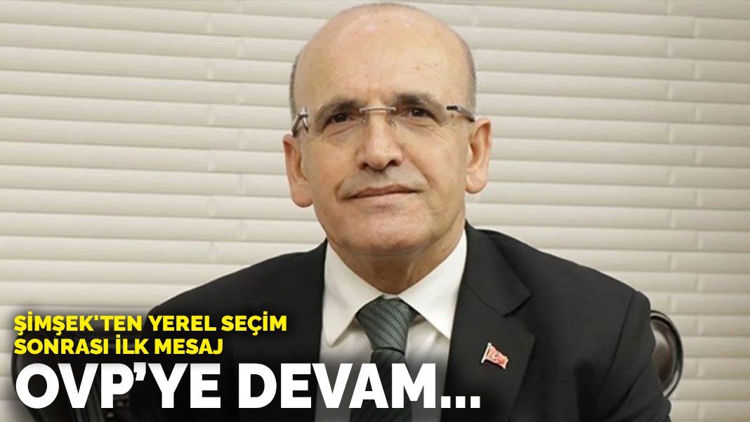 Son dakika… Şimşek’ten yerel seçim sonrası ilk mesaj