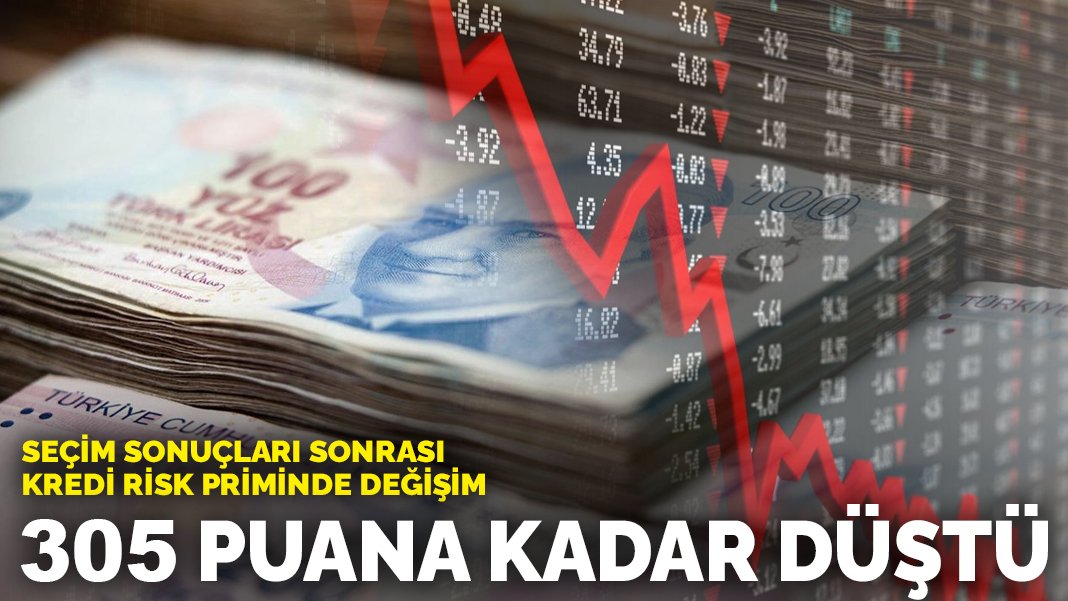 Seçim sonuçları sonrası kredi risk priminde değişim: 305 puana kadar düştü