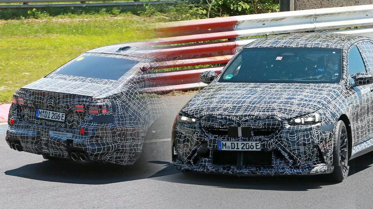 Yeni BMW G90 M5 Nürburgring’de turlarken görüntülendi! Ağır, sessiz ama…