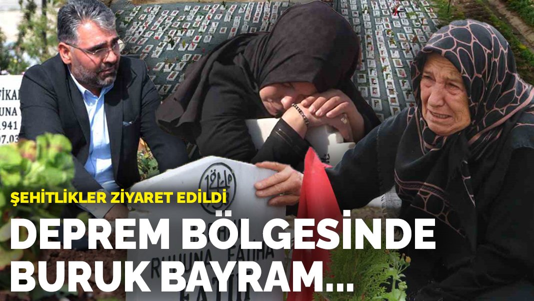 Deprem bölgesinde buruk bayram…