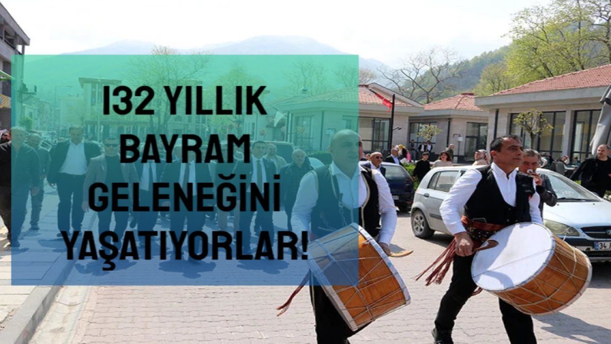 Bayram geleneğini hala sürdüren ilçe! Tam 132 yıllık gelenek! Yüzlerce kazan yapıldı, ikram edildi