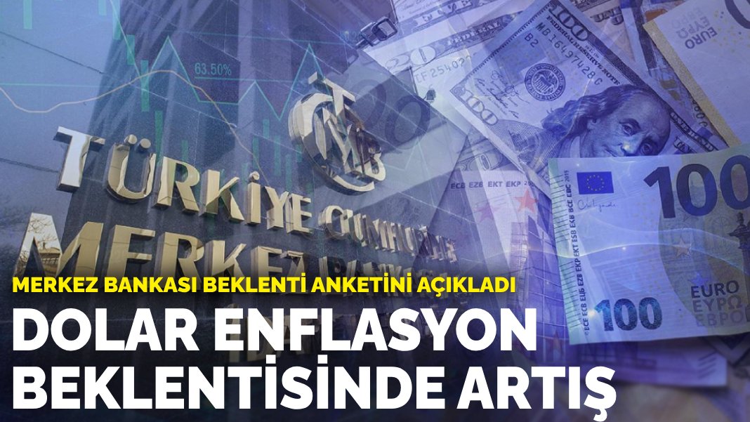 Merkez Bankası beklenti anketini açıkladı: Dolar ve enflasyon beklentisinde artış