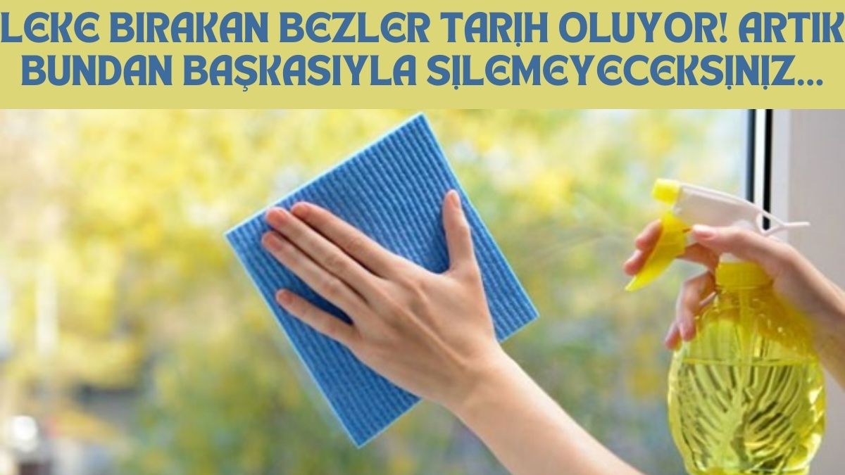 Cam bezlerini çöpe atın, daha iyisini bulduk! Üstelik her evde var: Onunla silince tek bir iz kalmıyor