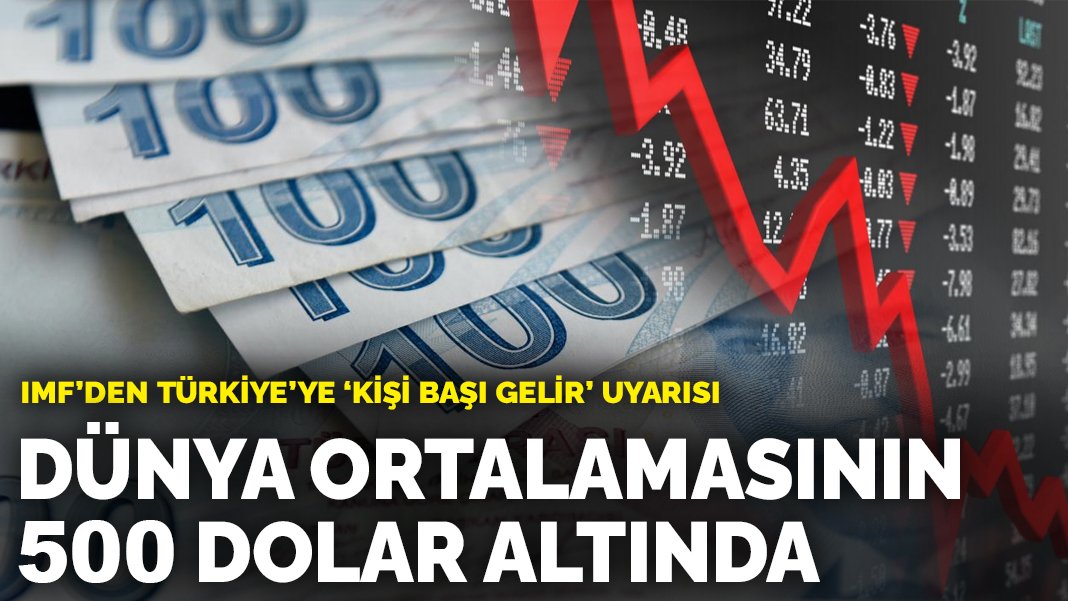 Türkiye kişi başına gelirde sınıfta kaldı! 2013’te bin 554 dolar üzerinde olan Türkiye 2023’te 510 dolar altına düştü