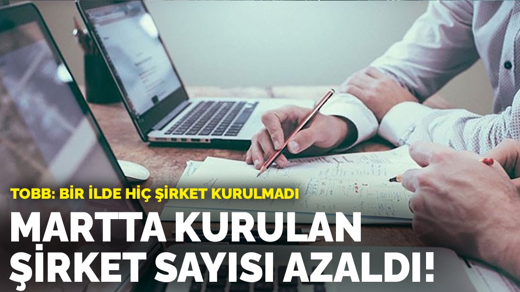 Martta kurulan şirket sayısı azaldı! Bir ilde hiç şirket kurulmadı