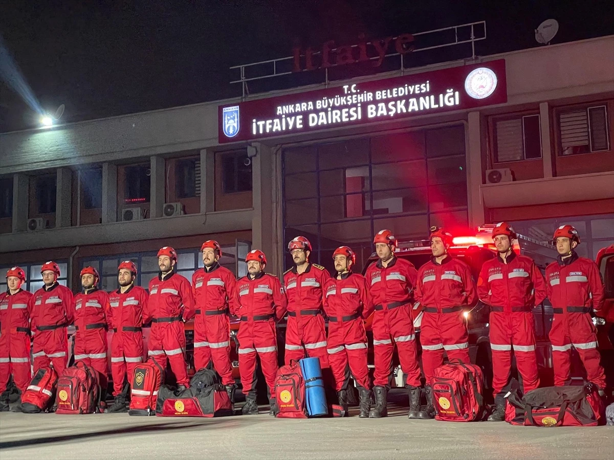 Ankara İtfaiyesi Antalya’daki Teleferik Kazasında Mahsur Kalanları Kurtarmak İçin Yola Çıktı