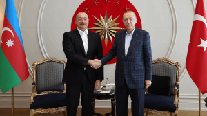 Cumhurbaşkanı Erdoğan Aliyev’le görüştü