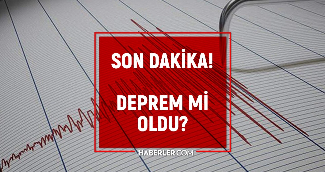 Dün gece deprem oldu mu? İzmir’de, İstanbul’da, Ankara’da deprem mi oldu? 20 Nisan dün gece deprem mi oldu?