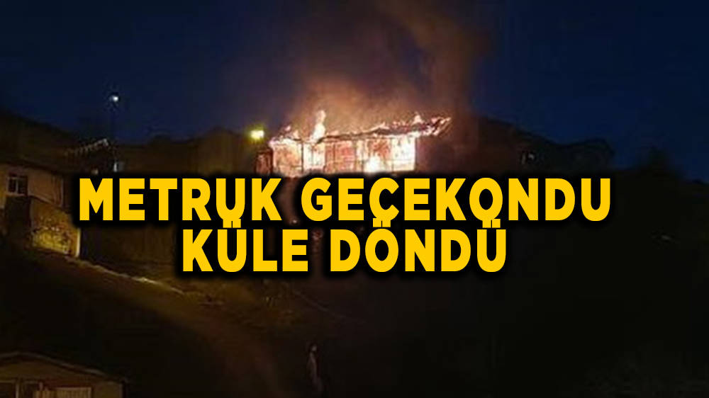 Gecekondu Çıkan Yangında Küle Döndü