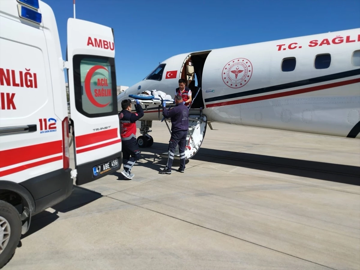 Mardin’deki Bebek Ambulans Uçakla Ankara’ya Nakledildi