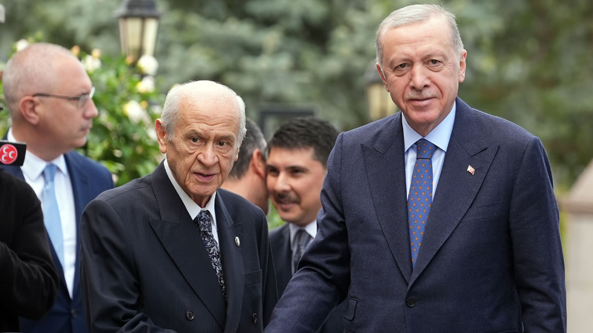 Cumhurbaşkanı Erdoğan, Devlet Bahçeli ile görüştü