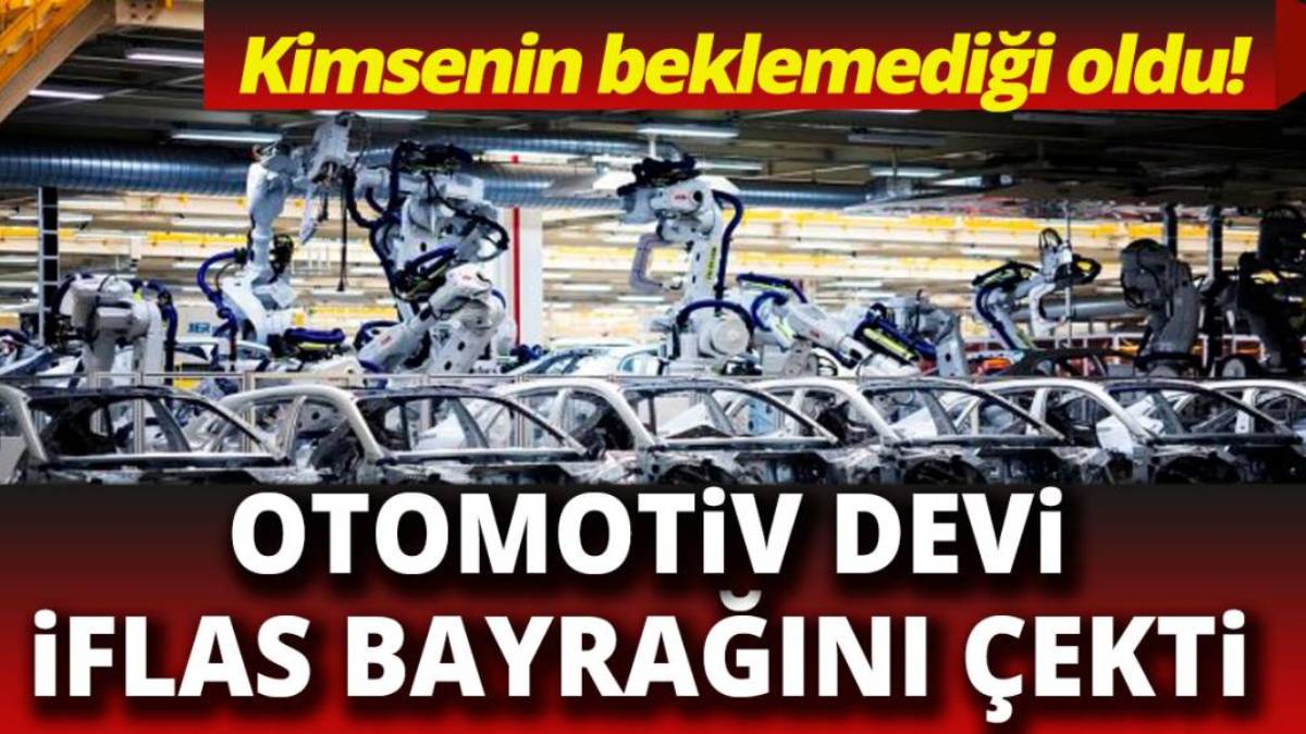 Ünlü otomotiv devi iflas bayrağını çekti! Dev şirket kelepir fiyatına satılıyor: Binlerce çalışan kapı dışarı edildi