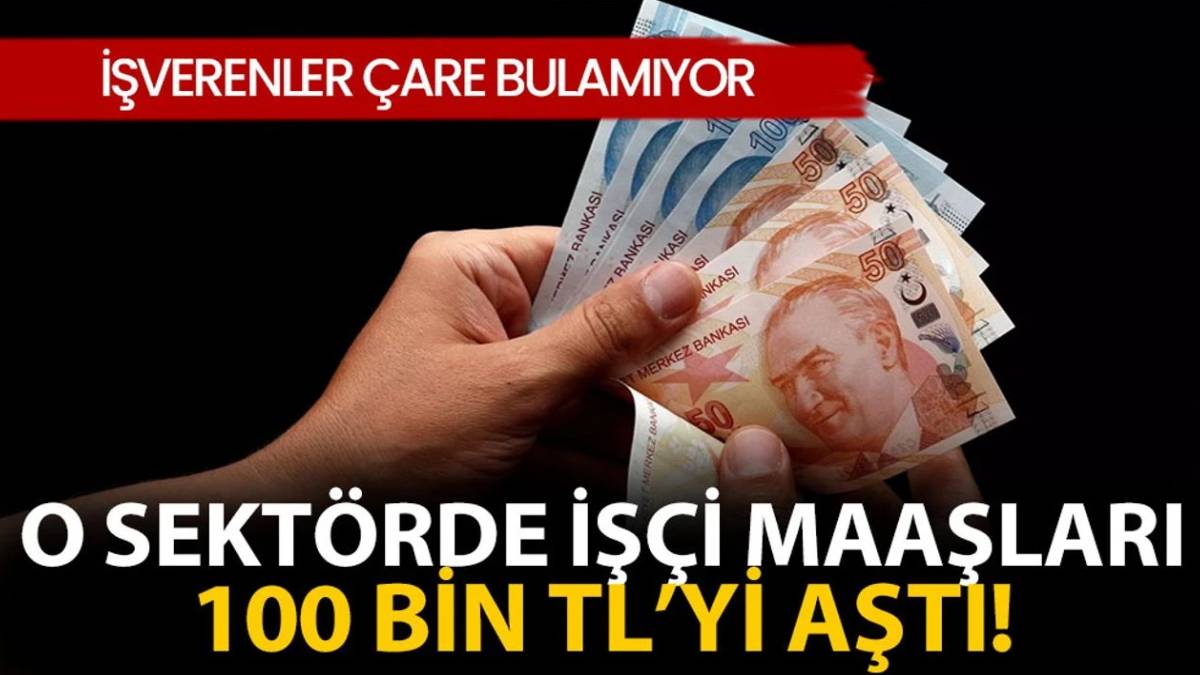 İşverenler kara kara düşünüyor! 100.000 TL maaşa işçi bulunamıyor. Yapılan işi görünce şok olacaksınız