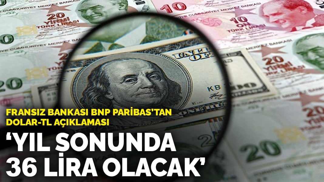 Fransız devinden korkutan dolar-TL açıklaması: Yıl sonunda doların ne kadar olacağını açıkladı