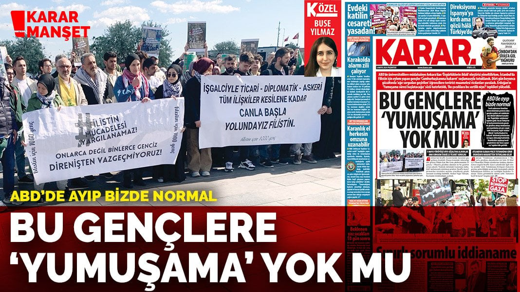 ABD’de ayıp bizde normal: Bu gençlere ‘yumuşama’ yok mu